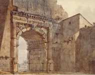 Clerisseau Charles-Louis Arch of Titus in Rome  - Hermitage